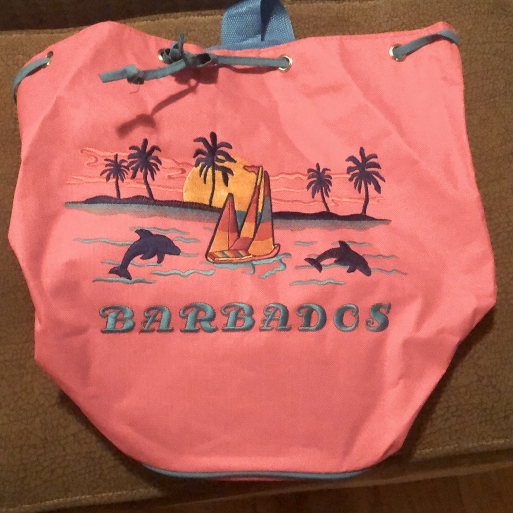 Beach bag backpack.